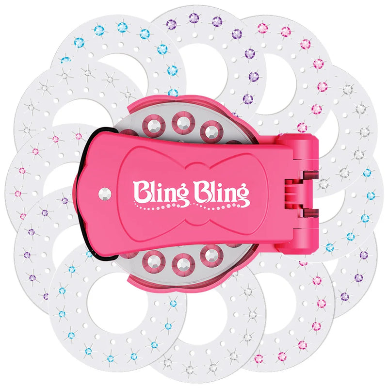 Diamante Bling Glitter Hair Toy para meninas