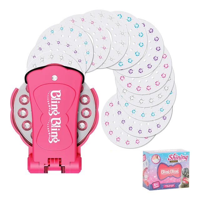 Diamante Bling Glitter Hair Toy para meninas